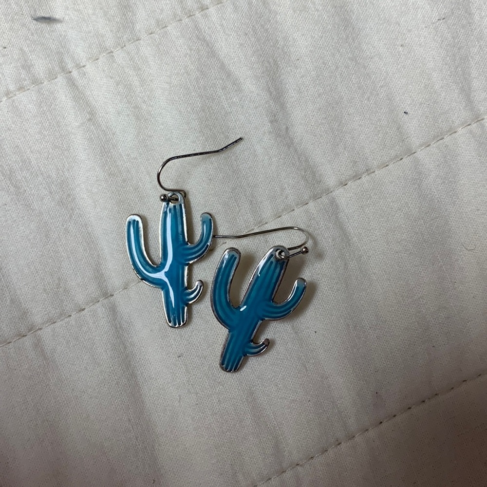 Cactus earrings